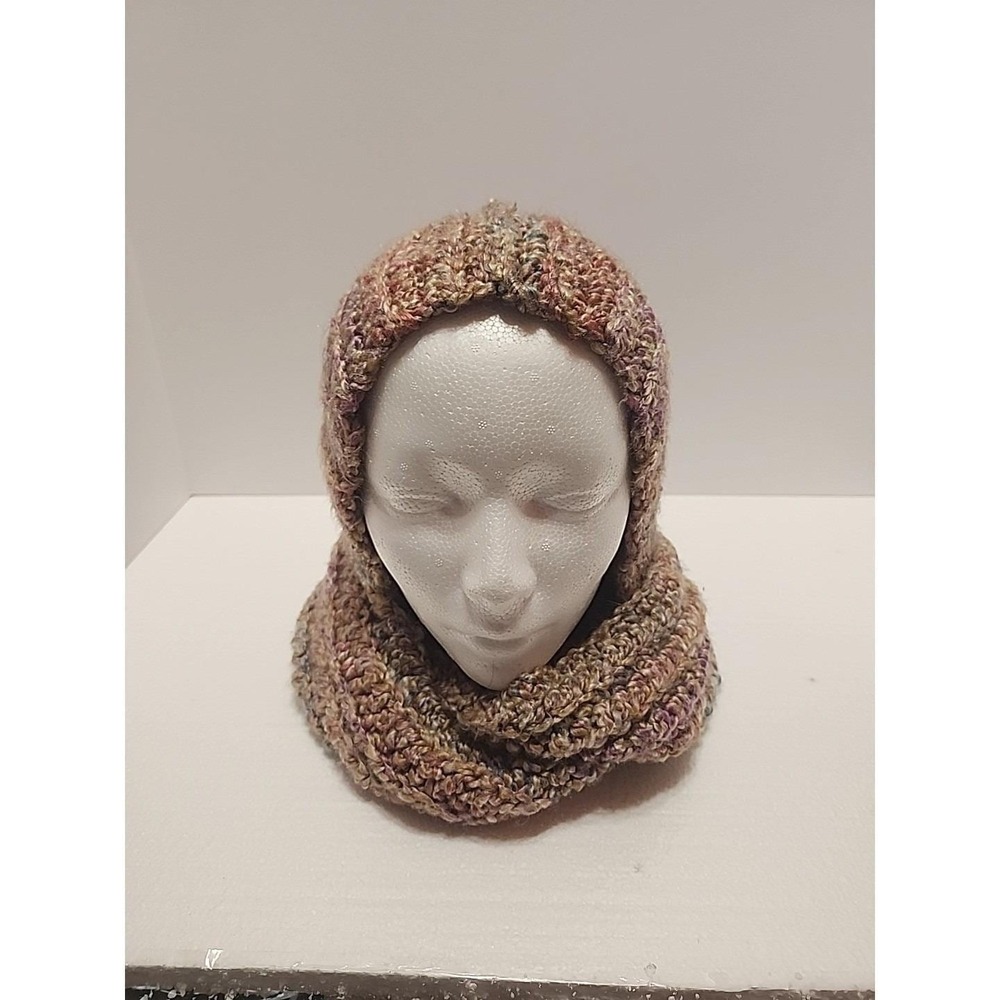 New‎ Homemade Hood Scarf Crocheted Handmade Adult Size